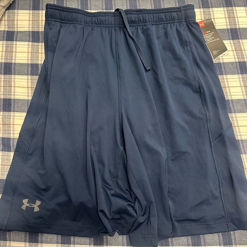 Under Armour Men's Dark Blue Athletic Shorts